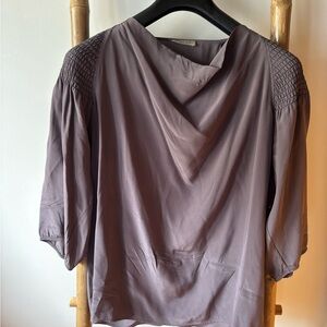 Bottega Veneta Brown Silk Blouse